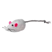 Плюшена котешка играчка Trixie Set mice комплект от 2 броя мишки с котешка трева